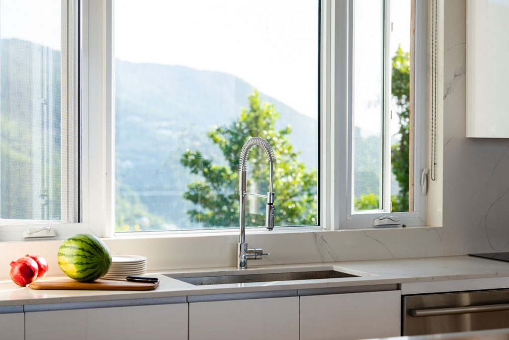 Diseño de cocina en Islas Vírgenes Británicas: resistencia a la humedad y las altas temperaturas.